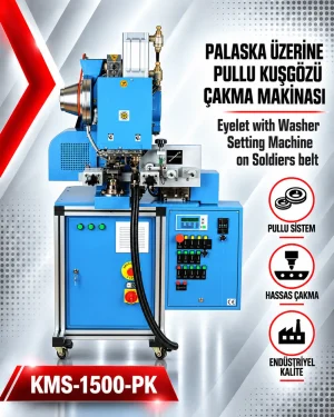 CNC Kontrollü Sürücülü Palaska Kuş Gözü Çakma Makinası - Kılıçoğlu Makina