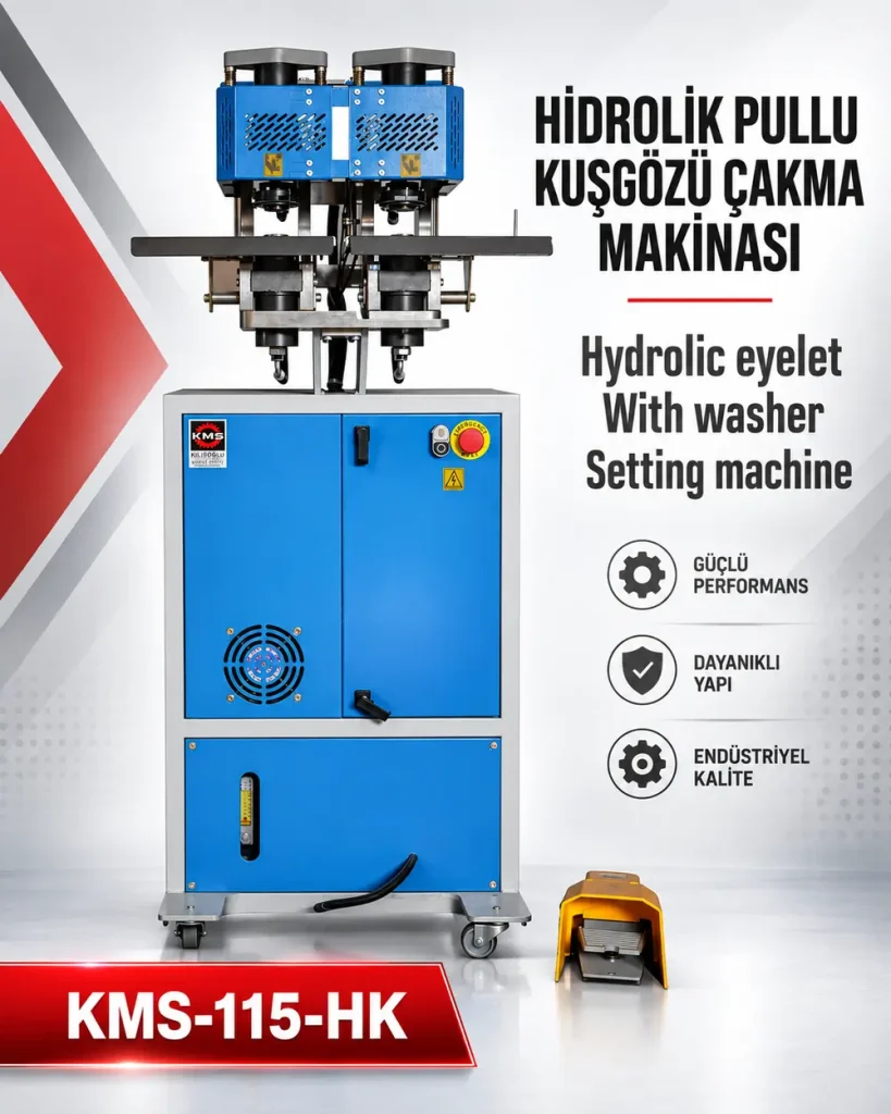 Hidrolik Kuş Gözü Çakma Makinesi - Kılıçoğlu Makina