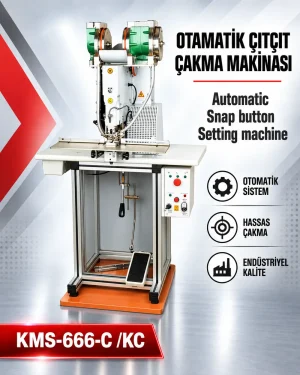 Otomatik Çıtçıt Çakma Makinesi - Kılıçoğlu Makina